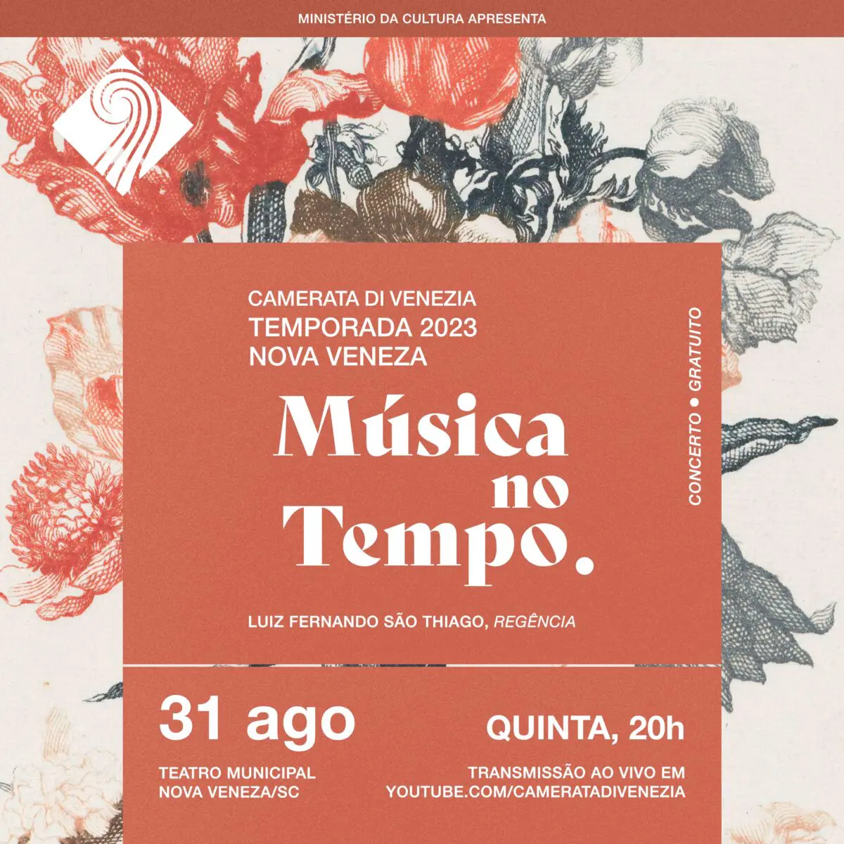 Camerata di Venezia apresenta concertos com novo repertório em NovaVeneza e Içara com entrada gratuita