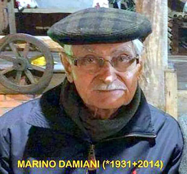 Nota de falecimento - Marino Damiani