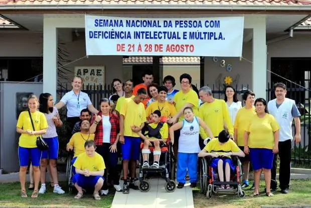 APAE de Nova Veneza participa da Semana da Pessoa com Deficiência