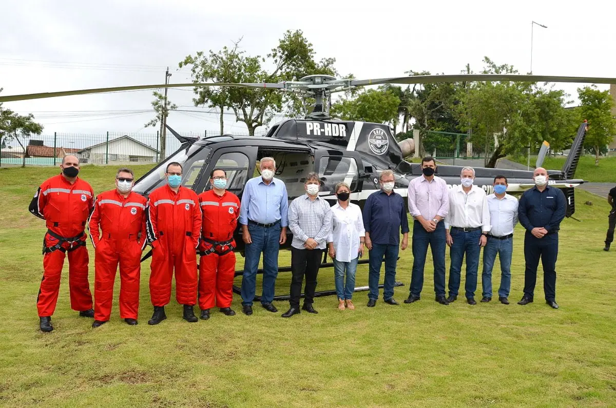 Serviço aeromédico começa a operar na região Sul de Santa Catarina