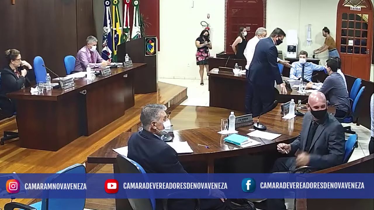 Sessão Ordinária de 02/03/2021 da Câmara de Vereadores de Nova Veneza