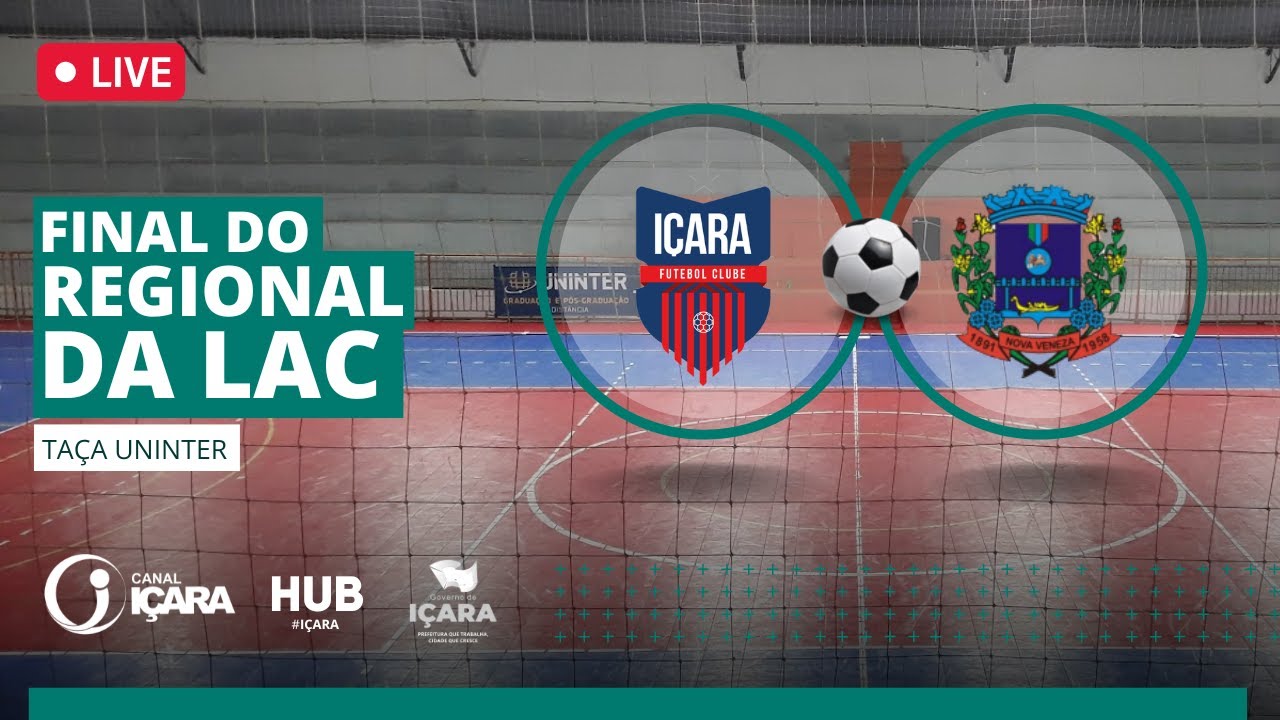 FINAL COMPLETA | Içara x Nova Veneza | FUTSAL da LAC 2022