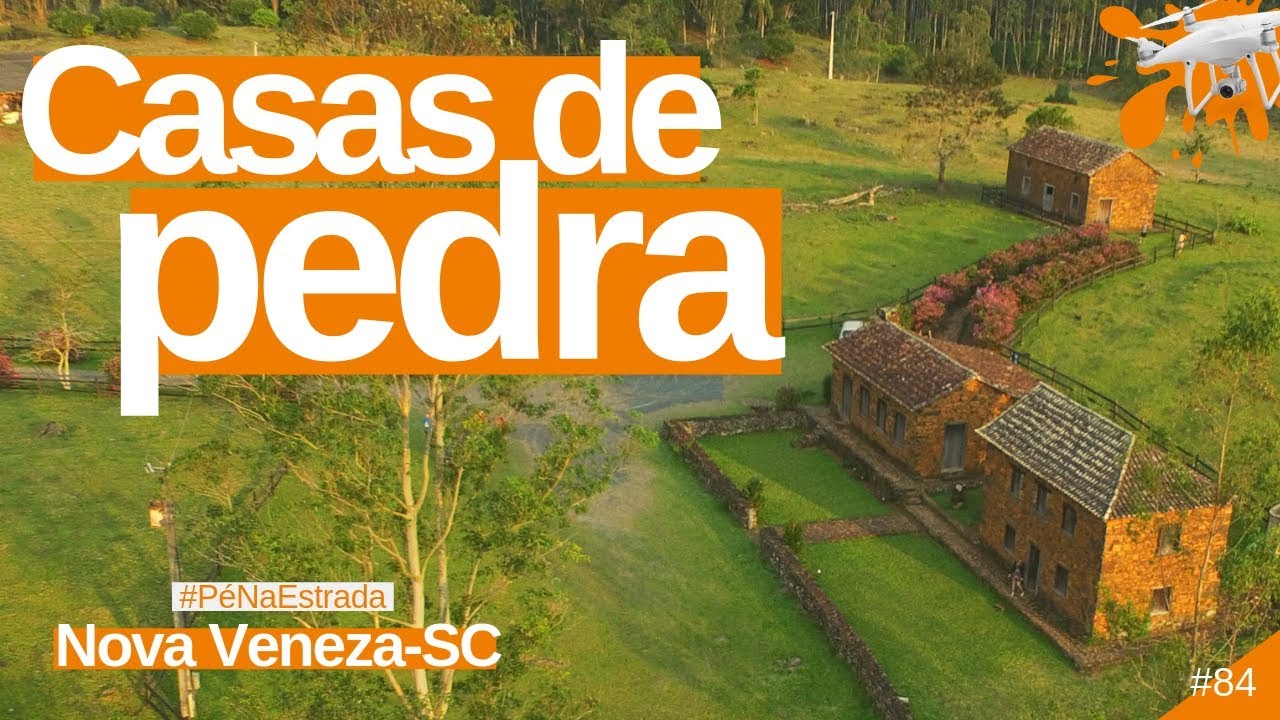 Último conjunto de CASAS DE PEDRA na América Latina! | Descubra SC | Nova Veneza