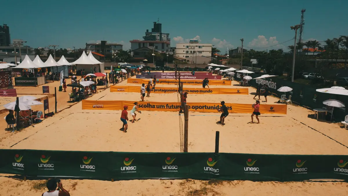 Desafio Unesc de Beach Tennis promete movimentar a região neste fim de semana