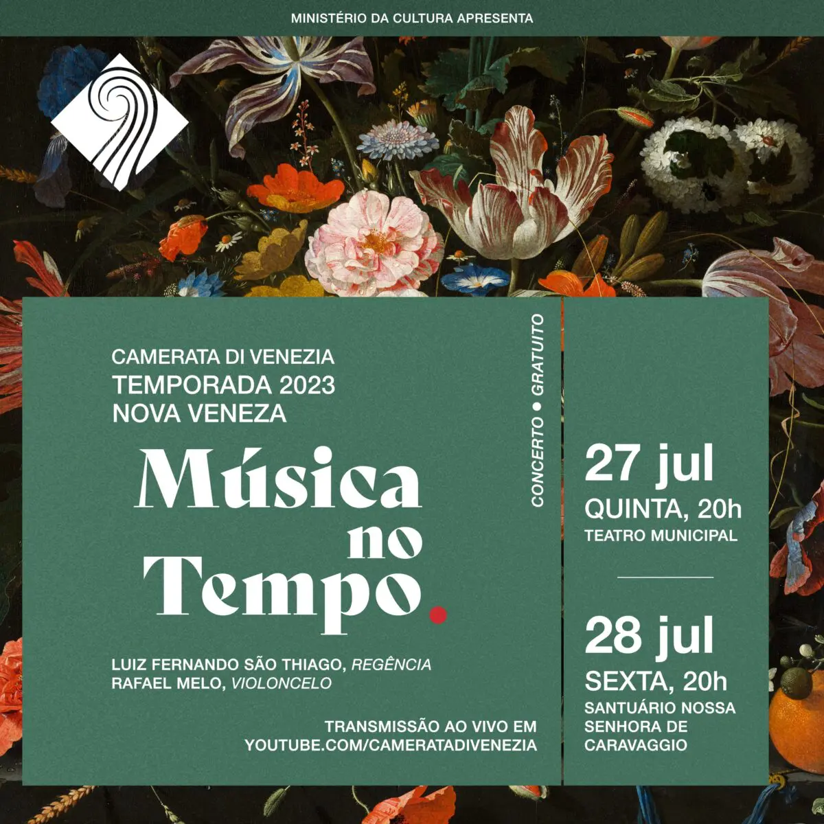 Camerata Di Venezia estreia série de concertos "Música no tempo"