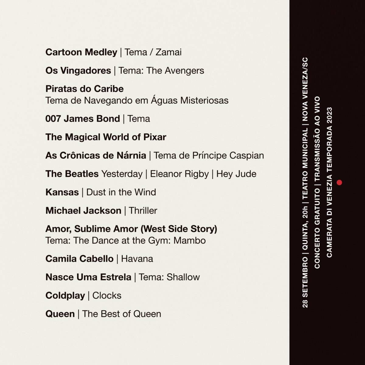 Rock Strings!! A nova série de concertos da Camerata di Venezia com entrada gratuita 6 Rock Strings!! A nova série de concertos da Camerata di Venezia com entrada gratuita