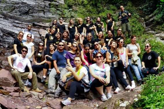 Candidatas a rainha e princesas participam de trilhas ecológicas, entrevistas e filmagens