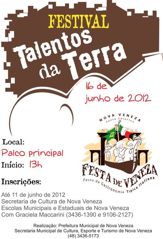 Abertas inscrições para o Festival Talentos da Terra
