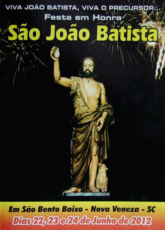 Começa hoje Festa em Honra a São João Batista em São Bento Baixo