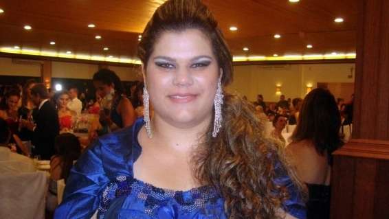 A guerreira e formanda Bruna Bárbara.