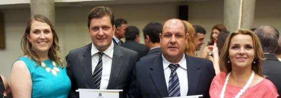 Evandro Gava e Zé Spilere são diplomados 1 Evandro Gava e Zé Spilere são diplomados