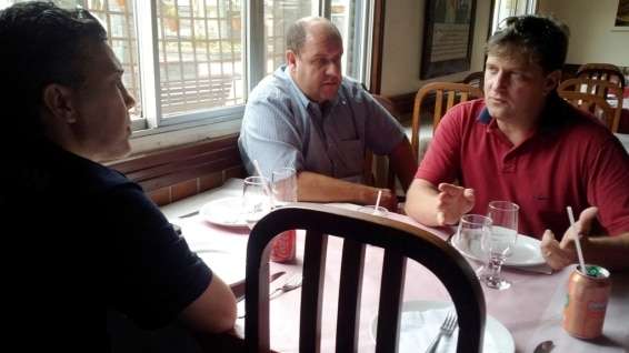 Técnico da seleção brasileira visita Evandro Gava e Zé Spilere 2 Técnico da seleção brasileira visita Evandro Gava e Zé Spilere