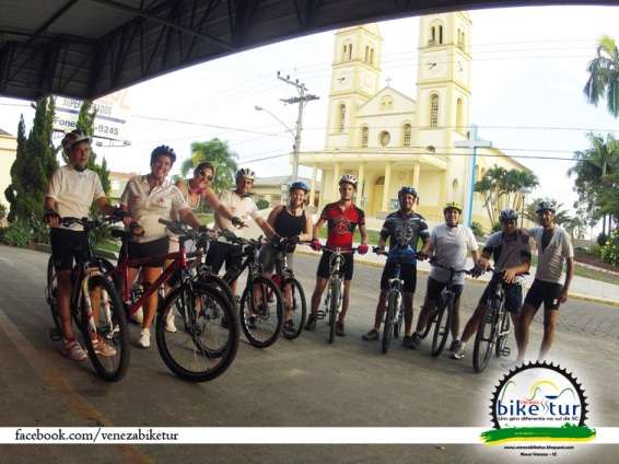 Projeto de cicloturismo em Nova Veneza 1 Projeto de cicloturismo em Nova Veneza