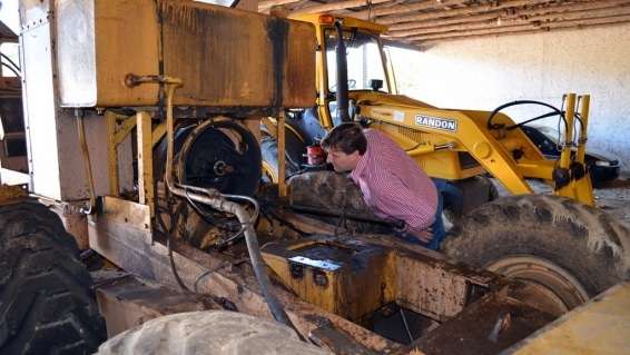 Maquinário de Nova Veneza na oficina