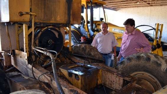 Maquinário de Nova Veneza na oficina