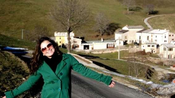 Luiza Ghislandi curtindo a bela Itália!