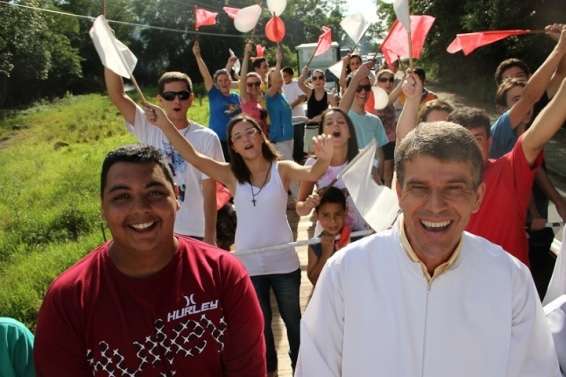 Cruz Peregrina já passou por Nova Veneza 1 Cruz Peregrina já passou por Nova Veneza