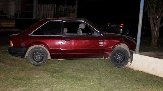 Veículo utilizado na ação dos suspeitos.