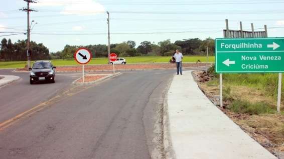 Betão Ranacoski confere nova rótula entre as rodovias SC- 446 e SC-443