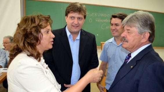 Prefeito Evandro Gava prestigia posse de Rose Effting