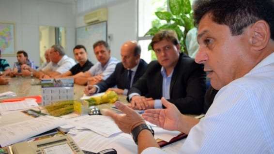 Perdas na rizicultura em Nova Veneza e Forquilhinha são tratadas com Secretário de Agricultura