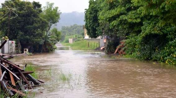 Temporal deixa Distrito do Caravaggio alagado