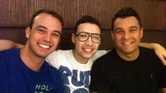 Gabriel Folis, Elias Malgarise Cecconi e Del Santos – trio maravilha!