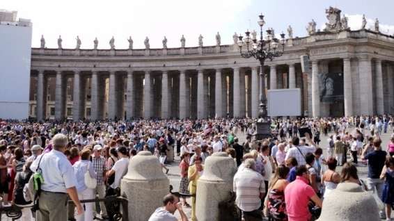 Estivemos também no Vaticano, mas não vimos o Papa.