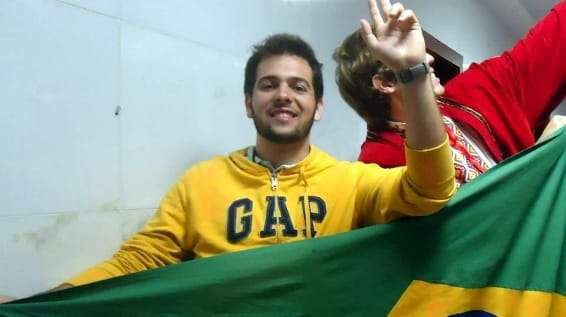 Eduardo Ferrante, o representante em Minas Gerais do Grupo Folclórico Ítalo-Brasileiro Nova Veneza.