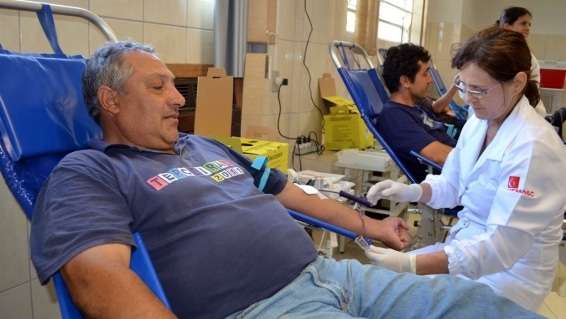 Hemosc realiza coleta de sangue em Nova Veneza