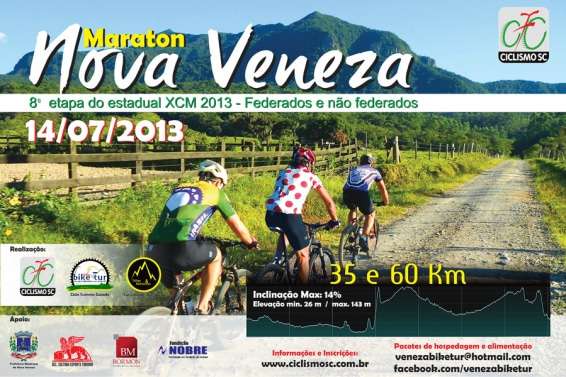 Projeto Veneza Bike Tur coloca Nova Veneza na rota do ciclismo