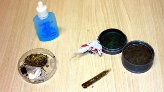 PM de Nova Veneza realiza apreensão de entorpecentes