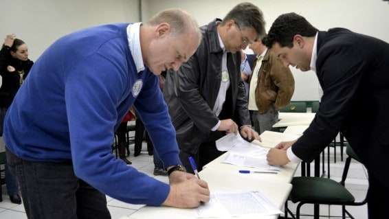 Gildo Volpato e Márcio Fiori são reeleitos como reitor e vice da Unesc