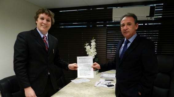 Vereador Aroldo Frigo busca apoio para grupo folclórico com deputado Dóia Guglielmi 2 Vereador Aroldo Frigo busca apoio para grupo folclórico com deputado Dóia Guglielmi