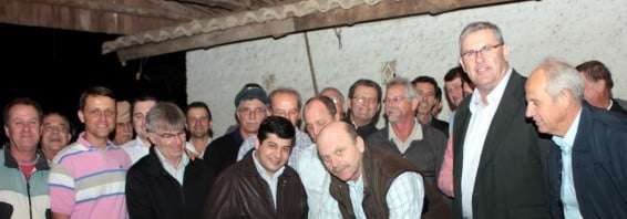 Ronaldo Benedet traz recursos para Nova Veneza em confraternização do PMDB 1 Ronaldo Benedet traz recursos para Nova Veneza em confraternização do PMDB