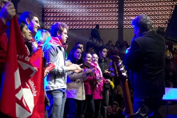 Fiéis lotam o ginásio de Caravaggio para celebrar os 15 anos da Diocese 19 Fiéis lotam o ginásio de Caravaggio para celebrar os 15 anos da Diocese