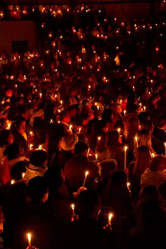 Fiéis lotam o ginásio de Caravaggio para celebrar os 15 anos da Diocese 2 Fiéis lotam o ginásio de Caravaggio para celebrar os 15 anos da Diocese