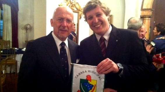 Aroldo Frigo Junior participa da troca de comando no consulado italiano em Curitiba