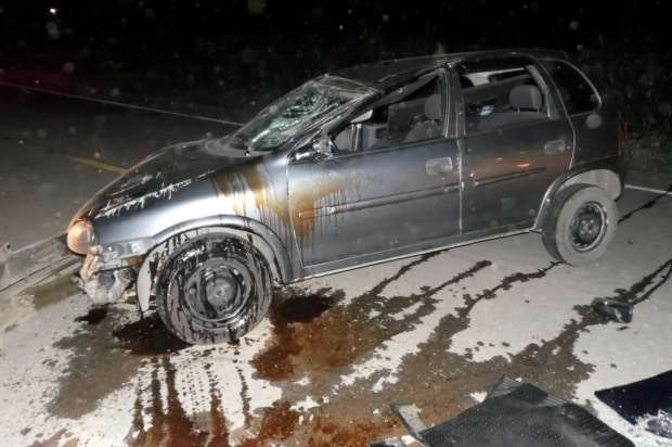 Dois veículos envolvidos em grave acidente na SC-446 em Nova Veneza 8 Dois veículos envolvidos em grave acidente na SC-446 em Nova Veneza