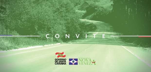 Governador estará em Nova Veneza na sexta-feira para inaugurar revitalização da SC-447