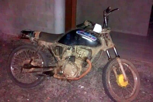 Moto irregular é apreendida no Bairro Bortolotto