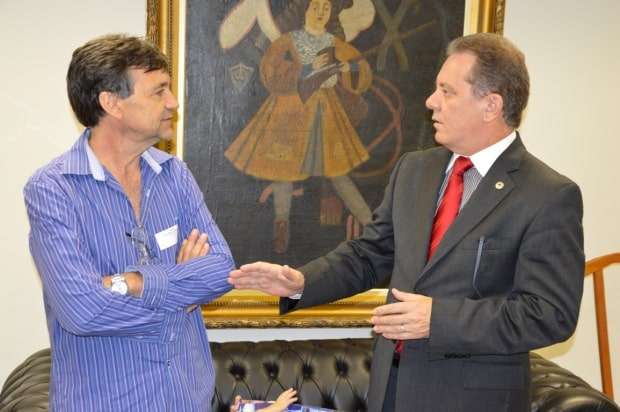 Presidente da Assembleia Legislativa recebe visita do empresário Sanciro Ghislandi 1 Presidente da Assembleia Legislativa recebe visita do empresário Sanciro Ghislandi