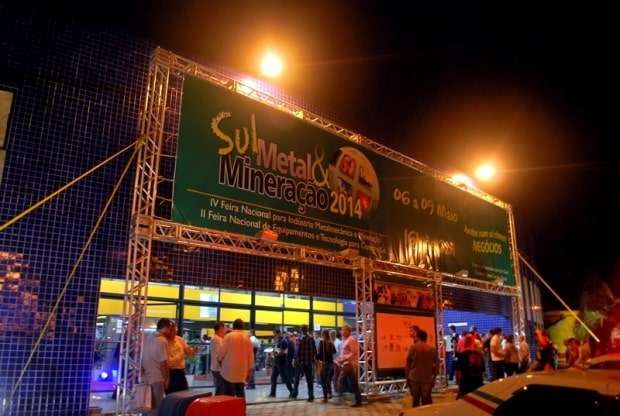 Feira Sul Metal & Mineração 2014 supera os R$ 205 milhões em negócios 1 Feira Sul Metal & Mineração 2014 supera os R$ 205 milhões em negócios