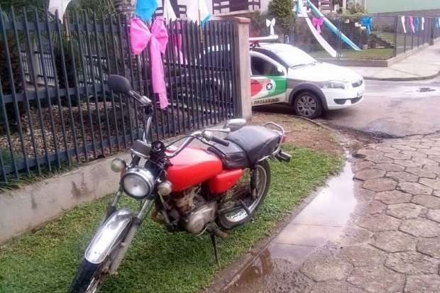 PM de Nova Veneza recupera motocicleta furtada durante festa de Nossa Senhora de Caravaggio 2 PM de Nova Veneza recupera motocicleta furtada durante festa de Nossa Senhora de Caravaggio