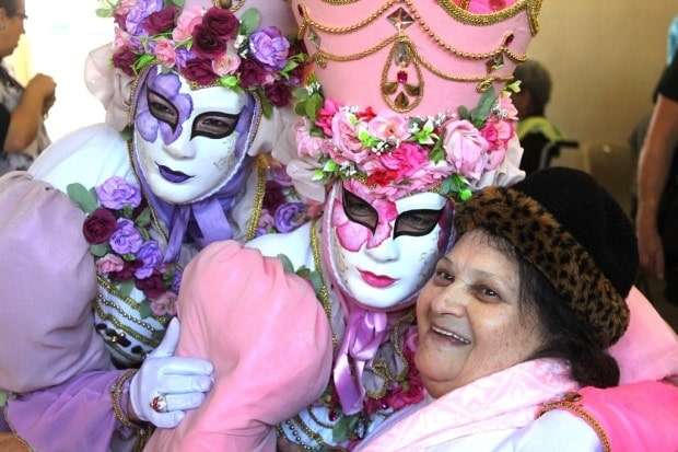 Carnevale di Venezia visita Asilo São Vicente de Paulo