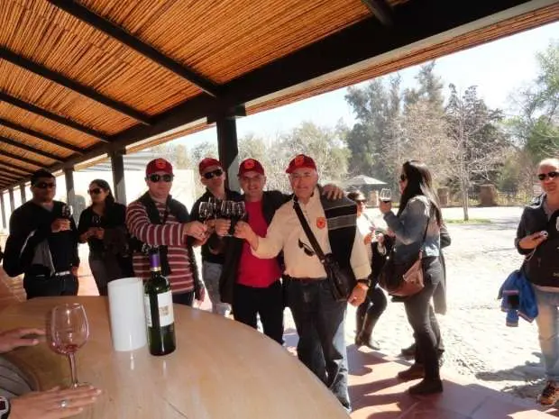 Marcelo Branco: Confraria Pan & Vin visita vinícolas chilenas