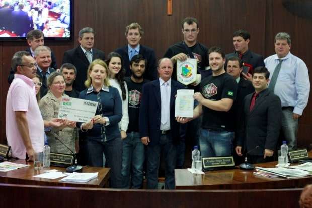 Organizadores do II Moto Veneza e Festa da Família Gava são homenageados na Câmara de Vereadores