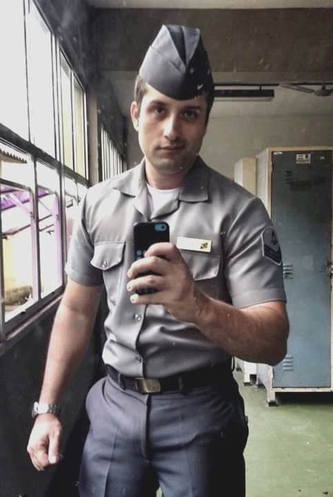 Sargento Brunno Martins, o rei das selfies.