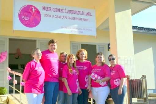 Outubro Rosa é iniciado em Nova Veneza 2 Outubro Rosa é iniciado em Nova Veneza