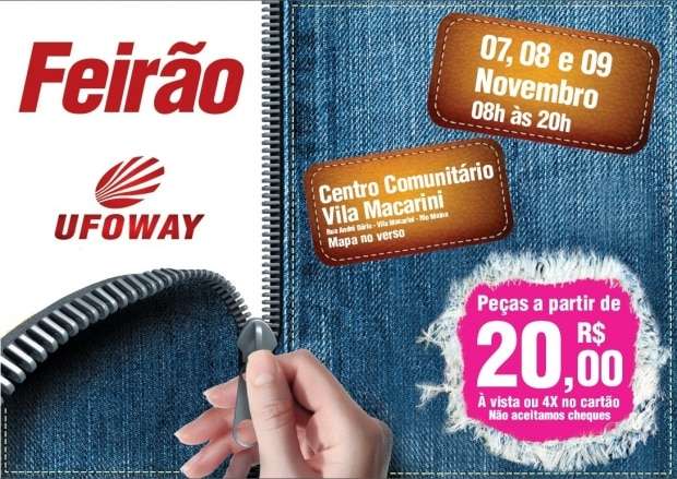 Ufoway promove feirão com peças a partir de R$ 20 1 Ufoway promove feirão com peças a partir de R$ 20